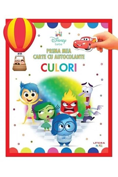 Editura Litera Disney bebe. Prima mea carte cu autocolante. Culor