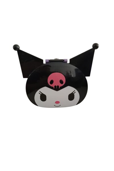 FAMEMUS ACCESSORY Kuromi Mirrored Jewelry Clasp Box 16*12 cm Size