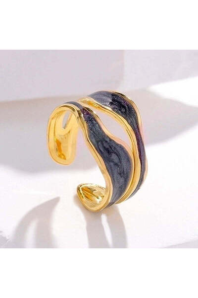 Pursehuit Χρυσό δαχτυλίδι, ρυθμιζόμενο, κατασκευασμένο από ανοξείδωτο ατσάλι,...