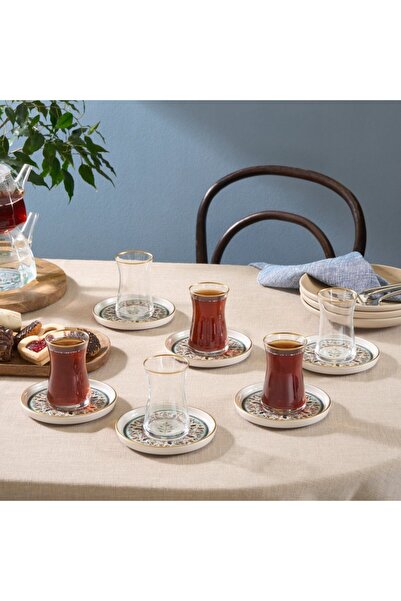 Karaca Clara Teeset, 12-teilig, für 6 Personen