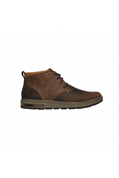 SKECHERS , Leather boots with eco-leather inserts Evenston-Renli