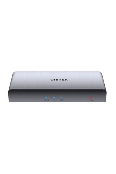 Unitek 4K HDMI Splitter 1x2 – 4K@30Hz, 30M Transmission, Space Grey | V1130A