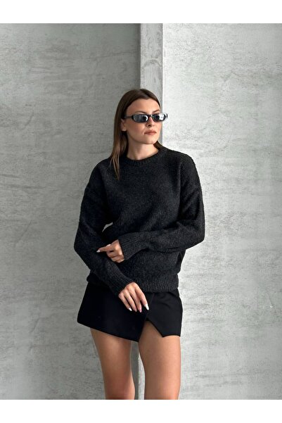 ZF BUTİK Women's Crew Neck Knitwear Sweater