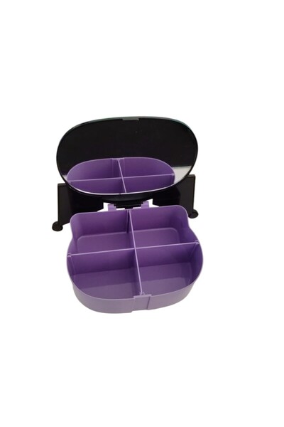 FAMEMUS ACCESSORY Kuromi Mirrored Jewelry Clasp Box 16*12 cm Size