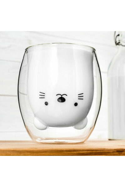 Gadget Master Double Walled Glass Cat