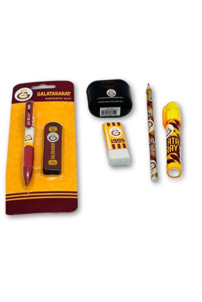bakgelal Galatasaray Lisanslı Kırtasiye Seti – GS Taraftar Öğrenci Okul Seti,...