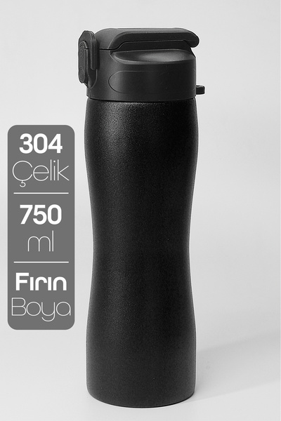 NUBLADO Complete Stainless Steel Flask with Straw Matte Color Sports Flask Water Bottle 304 Steel Water Bottle Black 1158