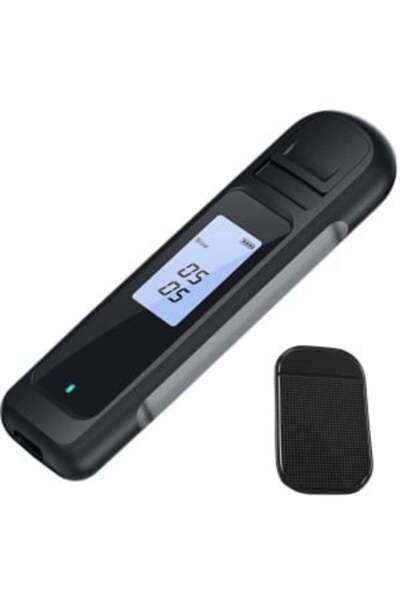 BellFyd Professional Digital Breathalyzer, Portable Alcohol Tester, Black