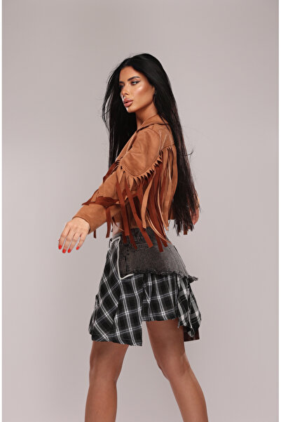 Pretty Asymmetric denim culotte skirt