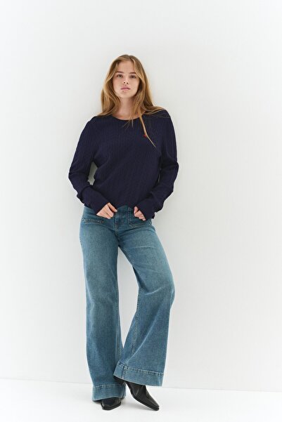 H&M Saç Örgüsü Kazak