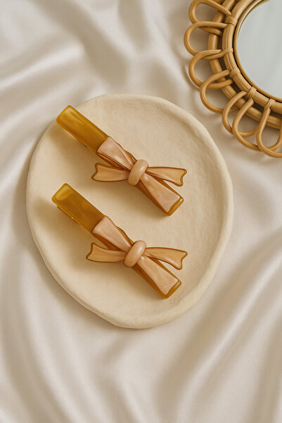 emour Fiyonk Toka Seti, Sedefli Kemik Toka, Kız Çocuk Toka Seti,Fiyonklu Klip...