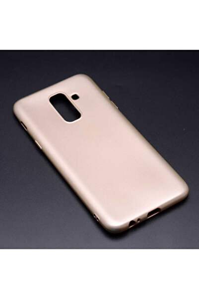 Galaxy A6 2018 Case Flexible and Durable Premium Silicone Cover - Gold