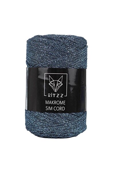 Ritzz Snur de macrame 2 MM B008 Denim