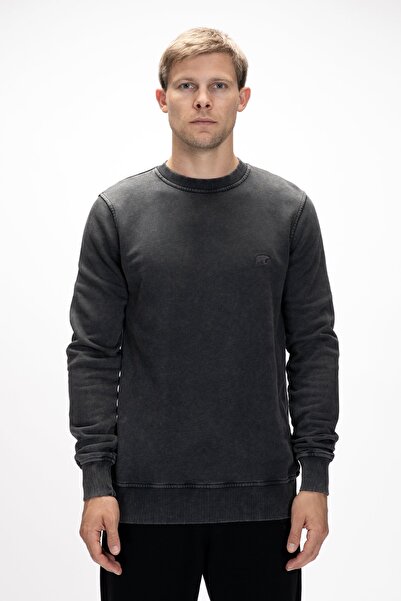Bad Bear Erkek Siyah Sweatshirt Dab Crewneck