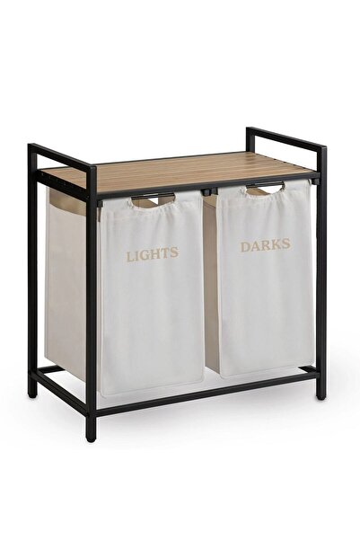 DacEnergy Cos de rufe , raft din lemn, cadru din otel, material textil, 2 com...