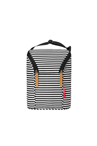 Skip Hop سكيبهوب شنطة الرضّاعات أسود وأبيض مخطط