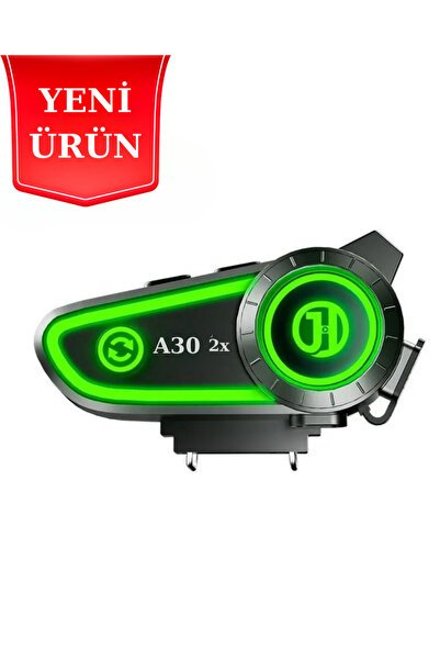 XİRA RGB Universal A30 2x Motosiklet Bluetooth Interkom – İki Cihaz Arası Bağlantı Özellikli