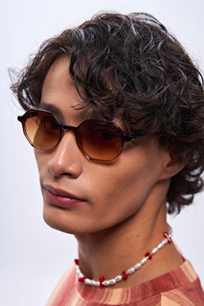 Bilge Karga Liam Brown Nude Brown Gradient Men's Sunglasses