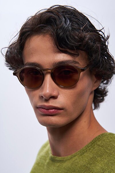 Bilge Karga Pearl Brown Gradient Men's Sunglasses