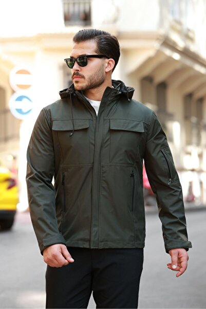 Cousens Men's Softshell Winter Jacket Is Water and Wind Resistant.