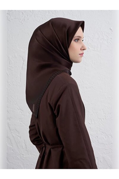 Armine Su Yolu Desenli Saf İpek Sura Eşarp 9443D 52