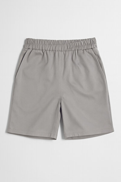 tinytrends Girls' School Shorts Skirt Gabardine 100% Cotton Flexible Waist