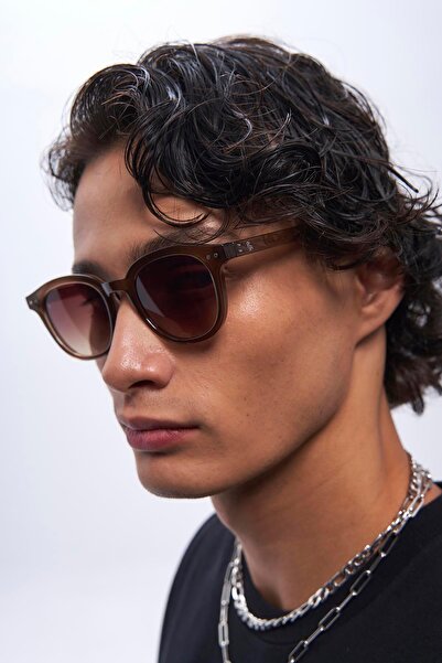 Bilge Karga Nova Brown Gradient Men's Sunglasses