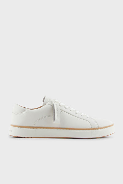 Emporio Armani Leather Logo Sneaker Shoes Men's Shoes Em003081 Af18228 U0003