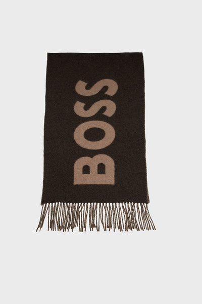 BOSS Yünlü Logolu 140 x 140 cm Atkı Erkek ATKI 50527099 346