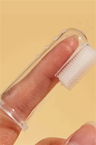 Trade Bazaar 1 قطعة - فرشاة أسنان سيليكون للأصابع للحيوانات الأليفة - للعناية...