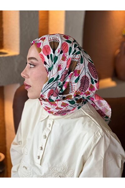 Modakaşmir Flowers Desen Bambu Eşarp