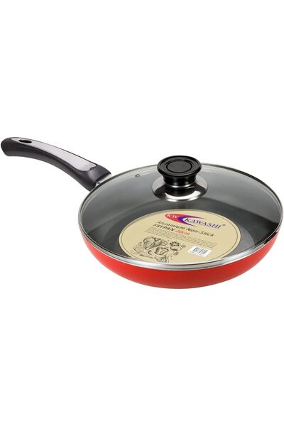 Kawashi مقلاة ألومنيوم غير لاصقة، مقاس ٢٠ سم | مقلاة متينة وخفيفة الوزن بمقبض...