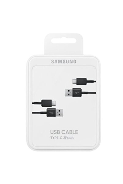 Samsung Set of 2 Data Cables, USB - USB C, 1.5 m, Black