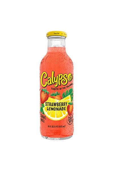 Calypso Strawberry Lemonade - lemonade with strawberry flavor 473ml