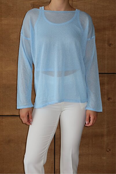 LOISY Women's Athlete Transparent Sweater