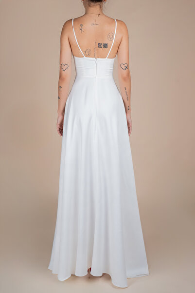 Monarh Design Rochie lunga Laurelie White