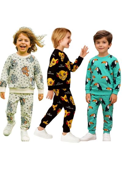 MAXI DRY 3 τεμάχια μακρυμάνικο εποχιακό σετ για αγόρια με επάνω και κάτω μέρος