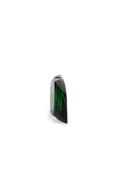 Mikasa Moor Green Glass Vase 14X4X13Cm