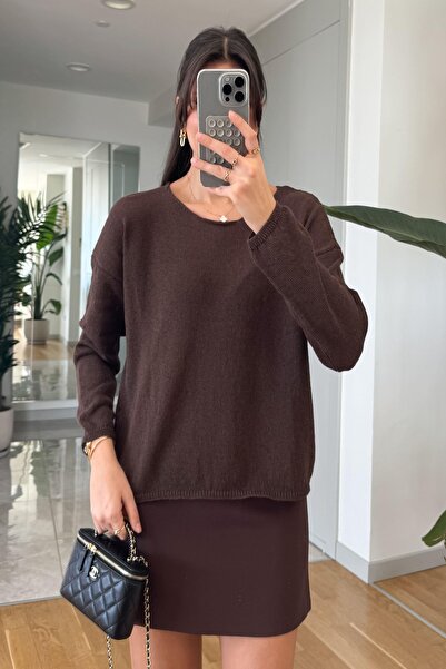 My Blog Braune Basic-Strickwaren - 251007