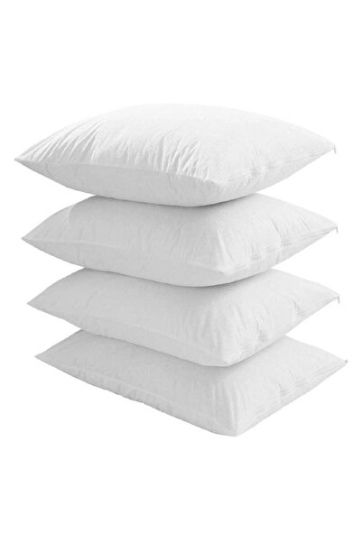 Divanev 2 Pieces Zippered White Inner Pillowcase 60X80 cm