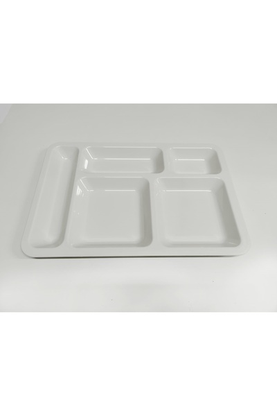 Taşkın Tabldot Polycarbonate Economic Product White (Pack of 10)