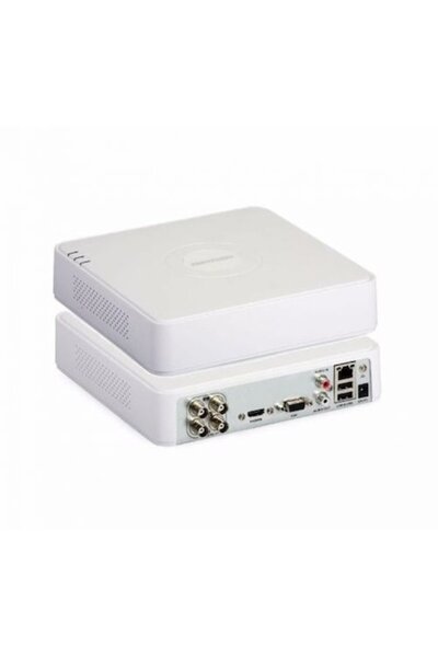 Hikvision DVR 4 ch video 1080P lite, Deep Learning, 1 ch IP max. 2MP audio over coaxial, HIKVISION, DS-7104HGH
