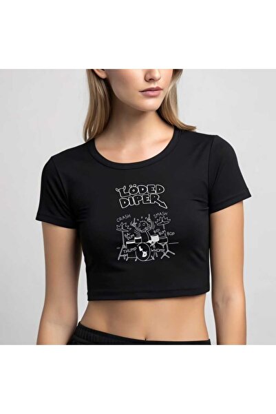 donamod Basic Plain Casual Women's Crop