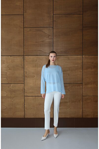 LOISY Women's Athlete Transparent Sweater