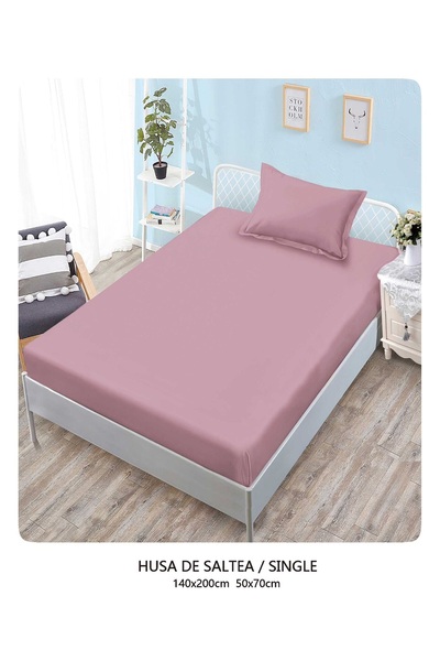 CHIRASO CHIRASO Elastic Bed Cover Set, Finet, 1 Person, 140x200cm and 1 Pillowcase 50x70cm, UNI