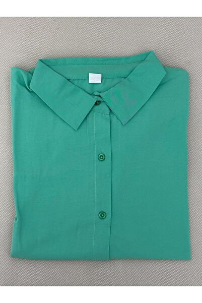 Butik Women's Oversize Long Basic Shirt