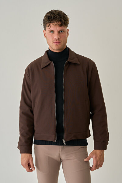 Rogyi Tekstil Нова колекция мъжка яке от велур с подплата от флис, модел Old Money Premium Relaxed Fit