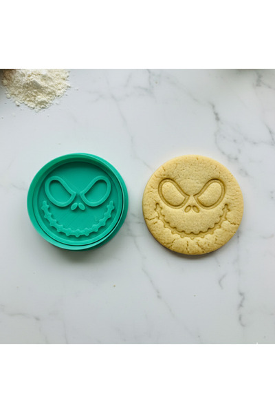 Düvencioğlu قالب كوكيز جاك سكيلينجتون، بتصميم الهالوين وعيد الميلاد، قالب تشك...