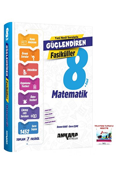 Ankara Yayıncılık 2025-2026 8. Sınıf LGS Matematik Yeni Nesil Sorularla Güçle...