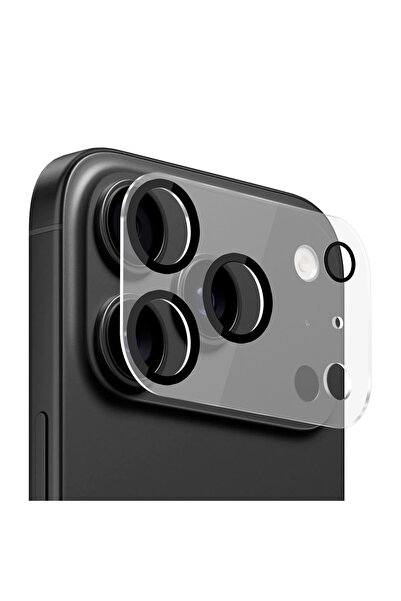 Buff Labs Buff iPhone 17 Pro Şeffaf Kamera Lens Koruyucu